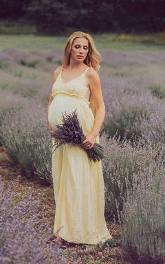 A-line Sleeveless Empire Dress