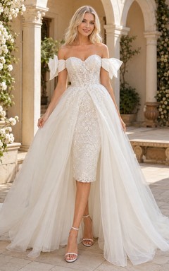 Elegant Gown Sweetheart Satin Bridal Refined Wedding Dress Ball