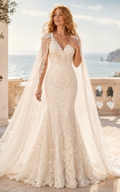 Simple Square Sheath Neck Satin Bridal Refined Wedding Dress