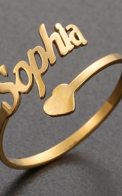Chic Personalised Stainless Steel Ring