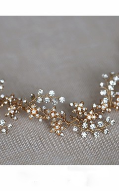 Original Rhinestone Twig Soft Short Hair Head Ring 35Cm