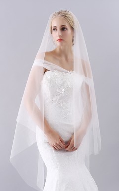 Handmade Two Tier Fingertip Wedding Veil