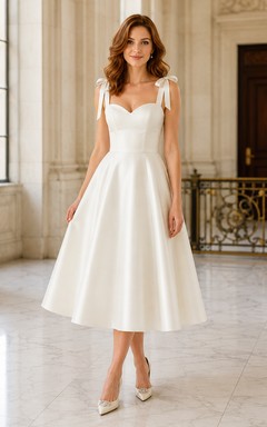 Lace Tulle Wedding Dress A-Line Sweetheart Sleeveless Mini Bridal Gown