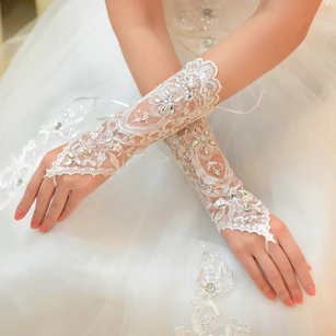 New Long Length Lace Straps Gloves