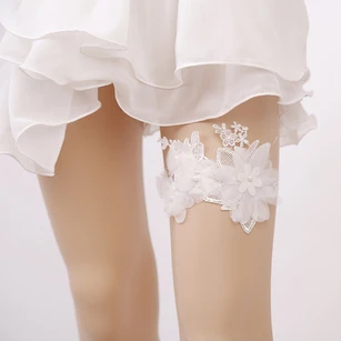 European Bridal Garter Flower Princess Style Fresh Sweet Lace Elastic Garter Belt Within 16-23inch