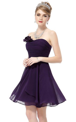 Strapless Formal Dress
