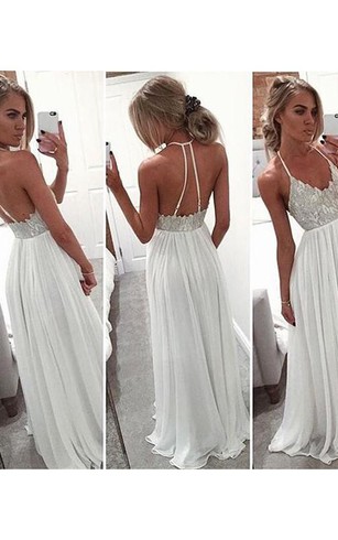 white beach dress