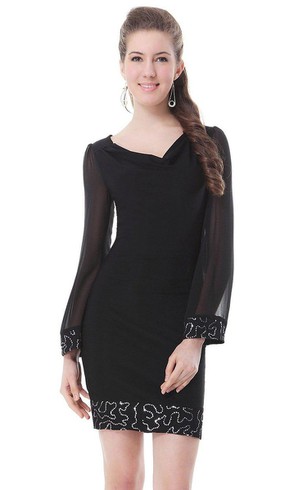 Long Sleeve Cocktail Dresses