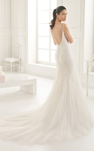 Georges Chakra Wedding Dress Serena Price Dorris Sleeveless Backless Organza Dress With Liques