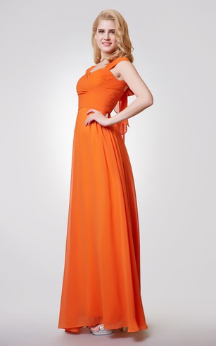 Burnt Orange Bridesmaid Dresses