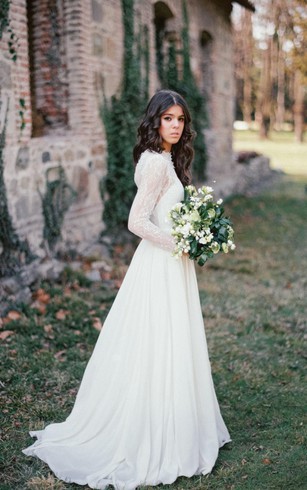 High Neck Wedding Dresses Dorris Wedding
