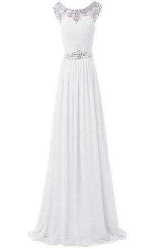White Chiffon Dress