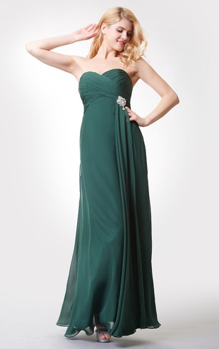 Emerald Green Evening Gowns