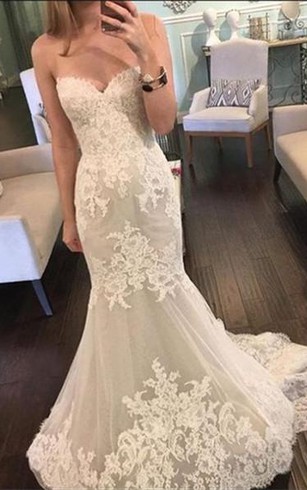 Low Open Back Wedding Dresses