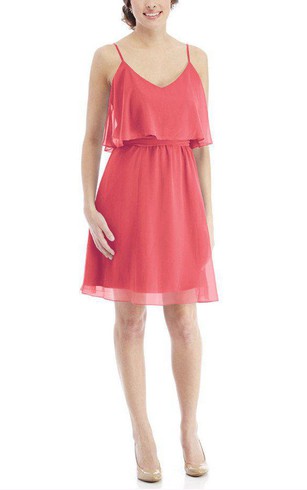 Coral Pink Bridesmaid Dresses