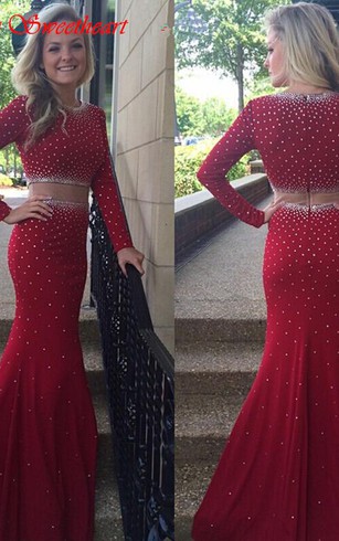 long sleeve prom dresses 2018