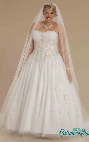Plus Size Wedding Dresses Pittsburgh Pa Dorris Ball Gown Sweetheart Ruched Tulle Plus Size Wedding Dress With Beading