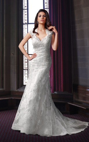Wedding Dress For Las Over Fifty Age 50 Bridals Dresses Floor Length Lace Wedding Dress With Keyhole Back