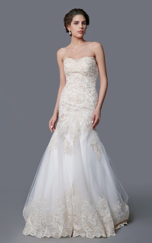 Drop Waist Wedding Dresses