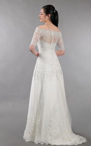 Simple Wedding Dresses with Sleeves