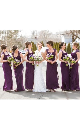 Royal Purple Bridesmaid Dresses