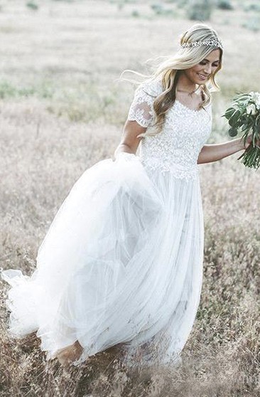Hippie Bridal Dresses Casual Wedding Gowns Dorris Wedding