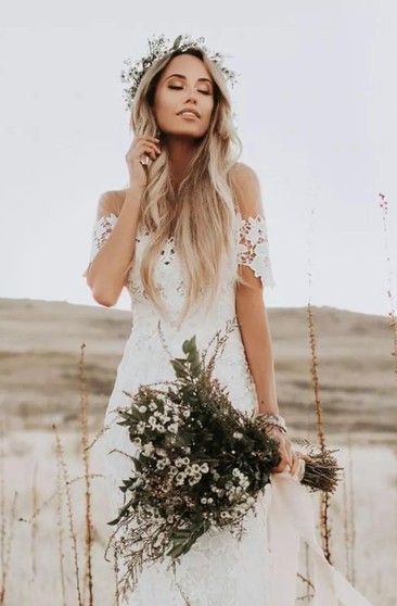 Rustic Wedding Gowns Country Western Bridal Dresses Dorris