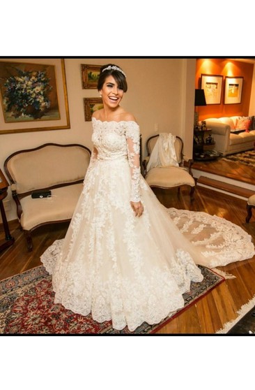 Long Sleeves Bridal Dresses On Sale Wedding Gowns With Long