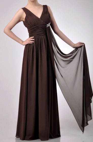 Brown Color Wedding Dresses For Guest Wedding Brown Prom Dress