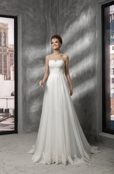 A Line Long Off The Shoulder Short Sleeve Corset Back Lace Dress