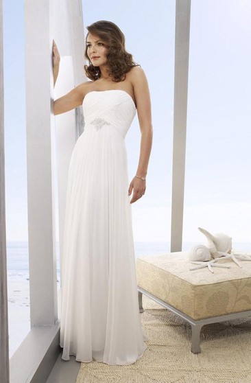 Second Time Marriage Casual Wedding Gown Casual 2nd Bridal