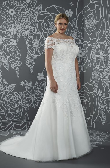 Full Figure Size Bridal Dresses Wedding Dress For Plus Women