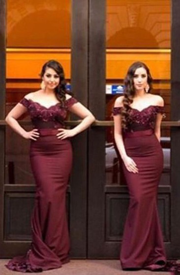 Wine Bridesmaid Dresses Dark Red Bridesmaid Dresses Dorris Wedding