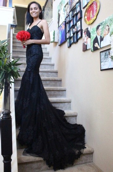 Black Bridal Dresses Colored Wedding Gown Dorris Wedding