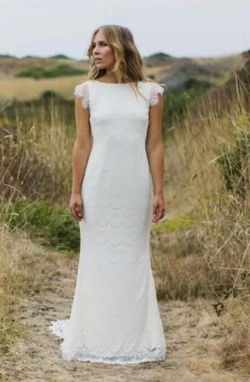 Second Time Marriage Casual Wedding Gown Casual 2nd Bridal