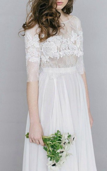 Wedding Ivis Couture Wedding Long Sleeved Wedding Milk Dress