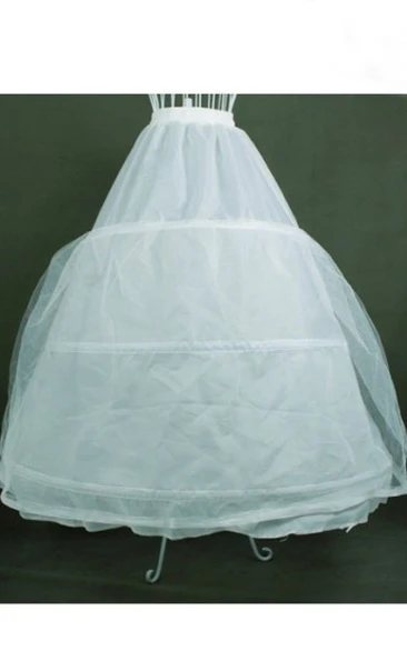 Bridal Wedding Petticoat with Three Rims Double-layer Yarn Wedding Accessories