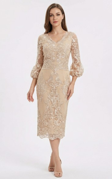 Scalloped Lace Plus Size Bodycon Midi Dress