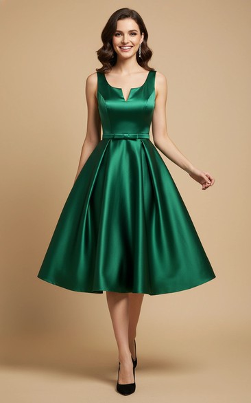 Retro 50s Green Prom Gown