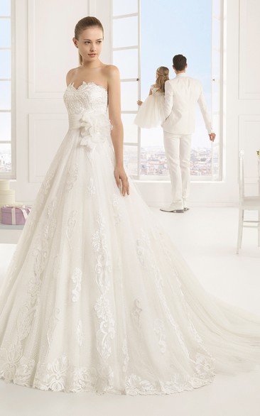 A-Line Angelic Tulle Dress With Giveaway Jacket