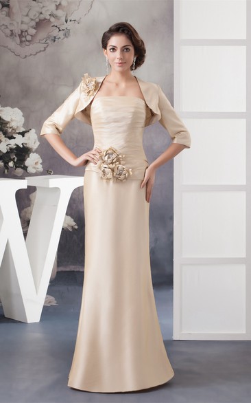 Dress and bolero jacket for mother of the bride best sale