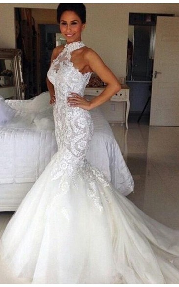 strapless open back dress Charming Strapless Mermaid Princess Beach Vintage Long Wedding Dresses   formalgowns
