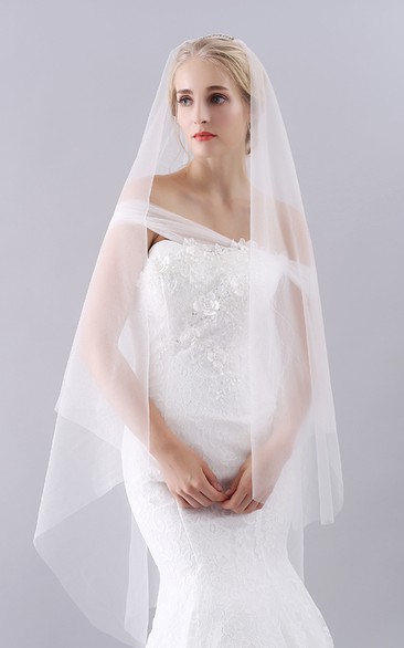 Handmade Two Tier Fingertip Wedding Veil