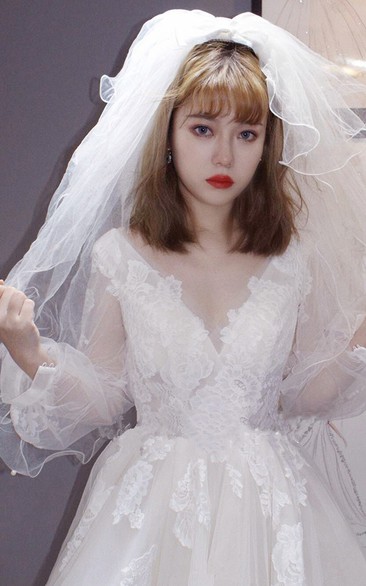 Soft Puffy Tulle Wedding Veil Multiple Layers