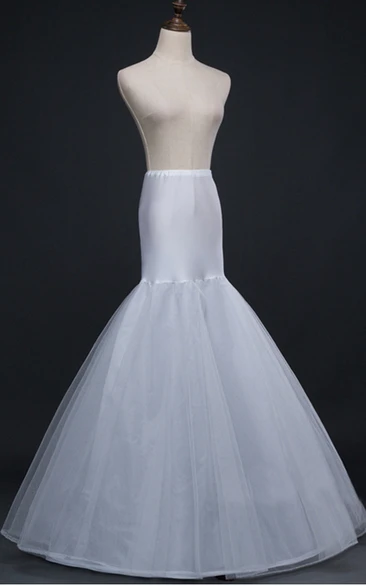 Mermaid 2 Tiers Tulle Wedding Dress Petticoat