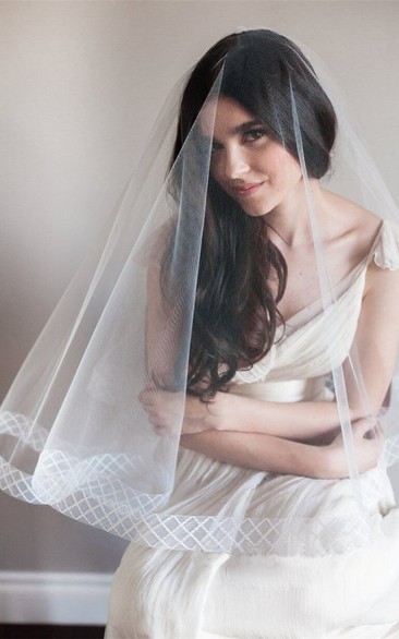 New Simple Short Korean Style Cover Tulle High-End Wild Veil 