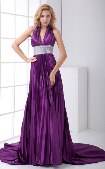 Brilliant Sleeveless Pleated Special Occasion Dresses