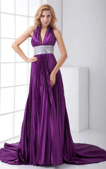 Brilliant Sleeveless Pleated Special Occasion Dresses