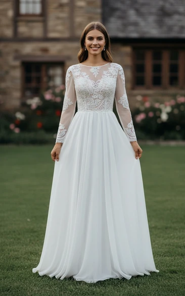 Vintage Style Western Elopement Dress