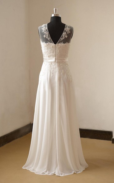 Jewel Neck Sleeveless A-Line Pleated Chiffon Short Bridal Dress With ...